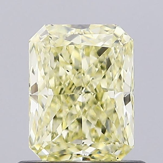 Lab-Grown Radiant Diamond - 0.83 Carats, Fancy Yellow Color, VS2 Clarity - Certified by IGI - Report Number: 631457769