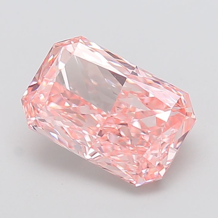 Radiant 4.05ct Fancy Intense Pink VS1 - Cut • IGI • LG826676683