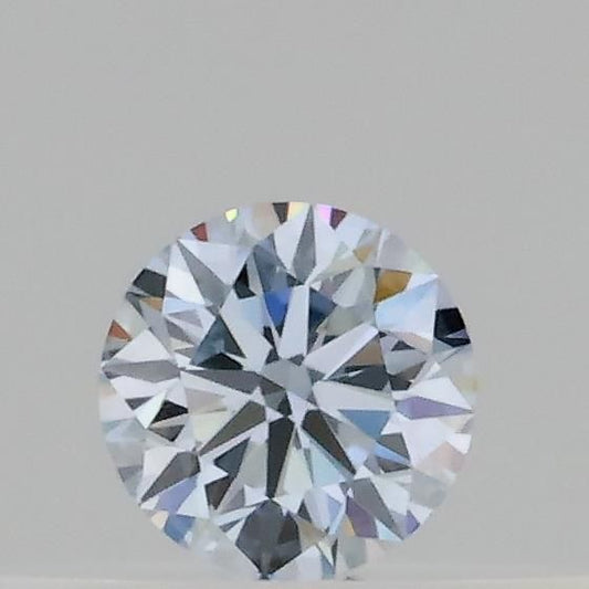 Lab-Grown Round Diamond - 0.15 Carats, Fancy Blue Color, VS1 Clarity - Certified by IGI - Report Number: LG689573701