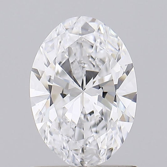 Lab-Grown Oval Diamond - 0.96 Carats, D Color, VS1 Clarity - Certified by IGI - Report Number: LG602327477