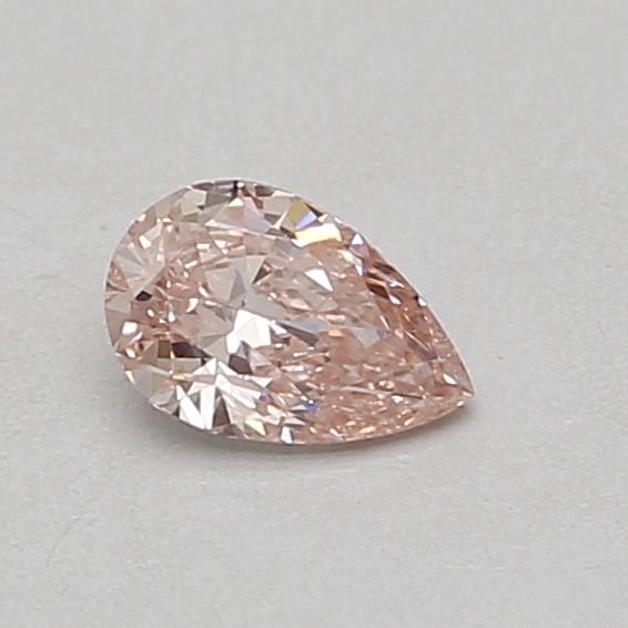 Lab-Grown Pear Diamond - 0.45 Carats, Fancy Intense Pink Color, VS1 Clarity - Certified by IGI - Report Number: LG678583005