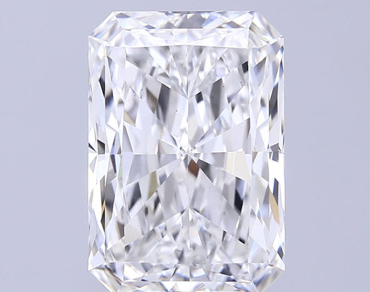 Lab-Grown Radiant Diamond - 7.06 Carats, F Color, VS1 Clarity - Certified by IGI - Report Number: LG685525074