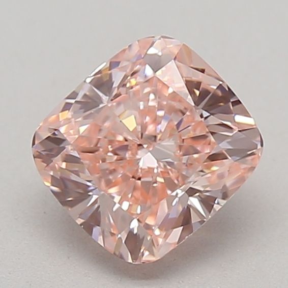 Lab-Grown Cushion Diamond - 0.85 Carats, Fancy Vivid Pink Color, VS1 Clarity - Certified by IGI - Report Number: LG610347932