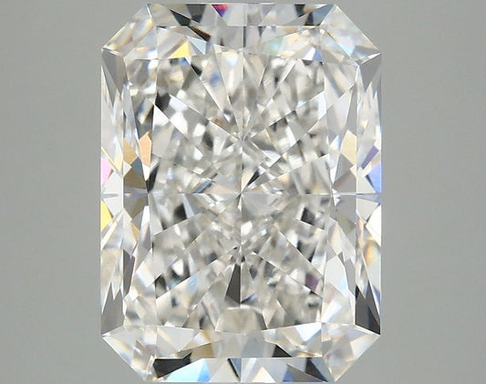 Lab-Grown Radiant Diamond - 4.08 Carats, F Color, VVS2 Clarity - Certified by IGI - Report Number: LG677505461