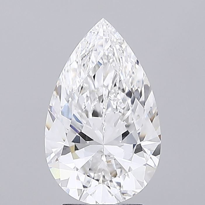 Lab-Grown Pear Diamond - 3.55 Carats, E Color, VVS2 Clarity - Certified by IGI - Report Number: LG683537517