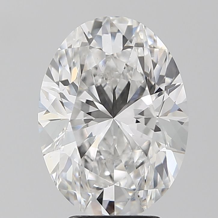 Lab-Grown Oval Diamond - 4.03 Carats, F Color, VS1 Clarity - Certified by IGI - Report Number: LG648437165