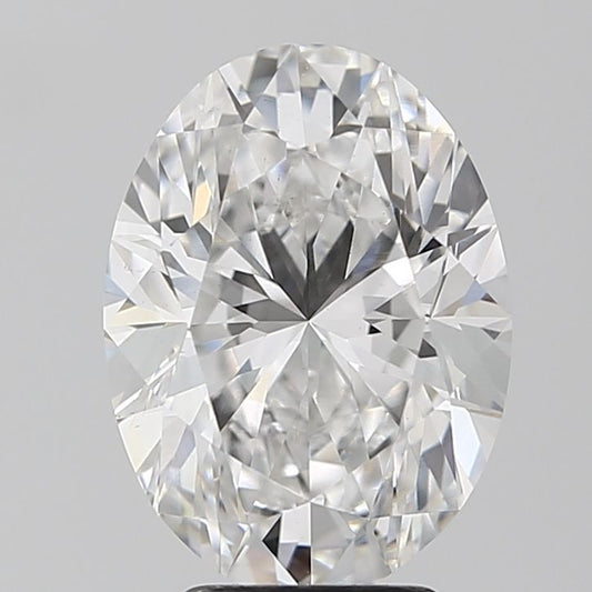 Lab-Grown Oval Diamond - 4.03 Carats, F Color, VS1 Clarity - Certified by IGI - Report Number: LG648437165