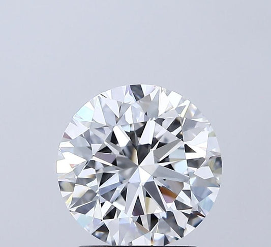 Lab-Grown Round Diamond - 2.02 Carats, E Color, VVS2 Clarity - Certified by IGI - Report Number: LG693531801