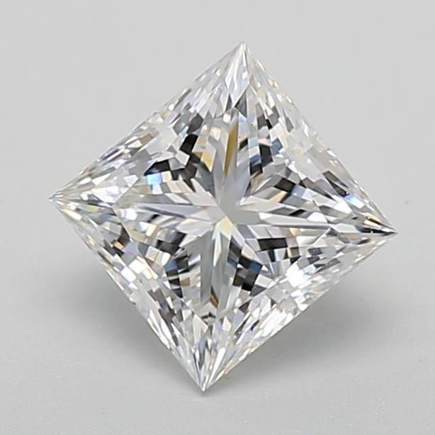 Lab-Grown Princess Diamond - 1.55 Carats, F Color, VVS2 Clarity - Certified by IGI - Report Number: LG625426886