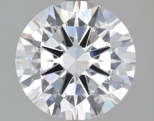Lab-Grown Round Diamond - 4.03 Carats, E Color, VVS2 Clarity - Certified by IGI - Report Number: LG671446406