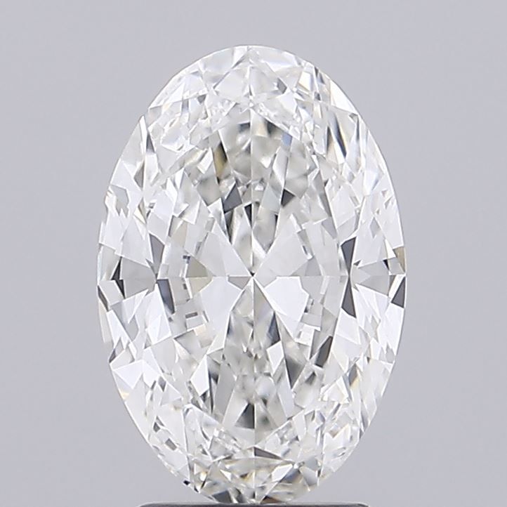Lab-Grown Oval Diamond - 2.5 Carats, F Color, VVS2 Clarity - Certified by IGI - Report Number: LG687579239