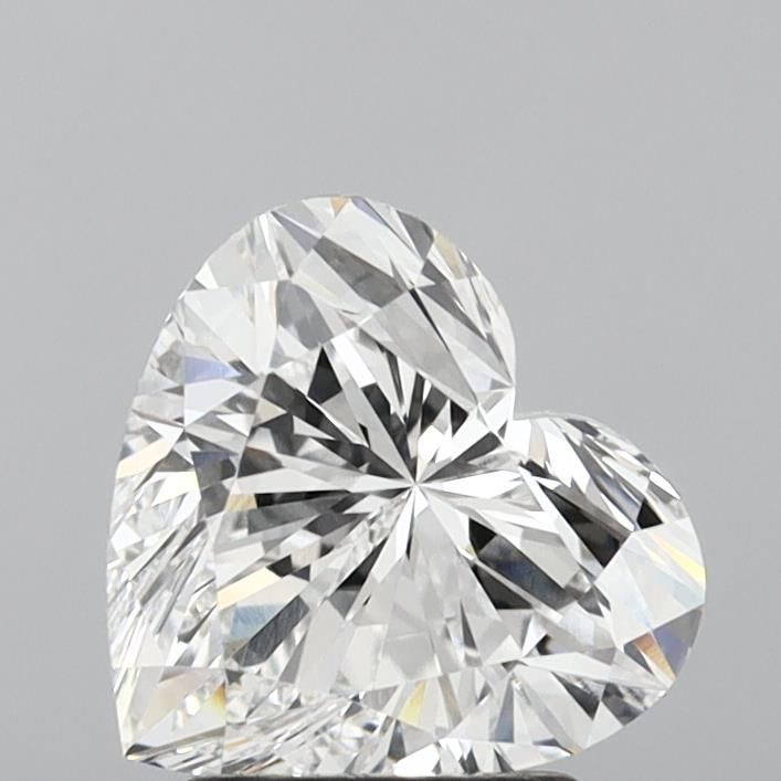 Lab-Grown Heart Diamond - 2.51 Carats, D Color, VVS2 Clarity - Certified by IGI - Report Number: LG636432903