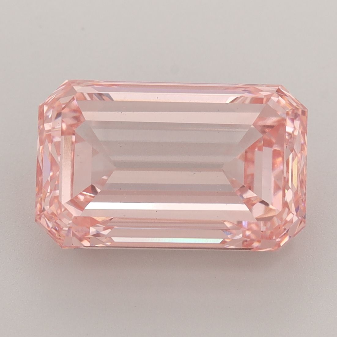 Lab-Grown Emerald Diamond - 6.06 Carats, Fancy Intense Pink Color, VS1 Clarity - Certified by IGI - Report Number: LG617411875
