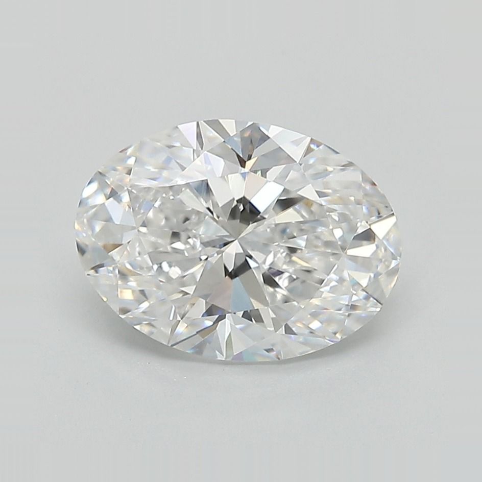 Lab-Grown Oval Diamond - 2.46 Carats, D Color, VVS2 Clarity - Certified by IGI - Report Number: LG691525003