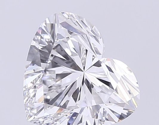 Lab-Grown Heart Diamond - 2.52 Carats, F Color, VVS2 Clarity - Certified by IGI - Report Number: LG710577461