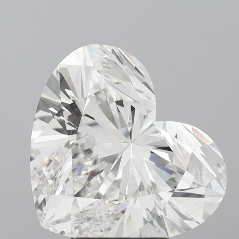 Lab-Grown Heart Diamond - 6.03 Carats, F Color, VS1 Clarity - Certified by IGI - Report Number: LG691570814