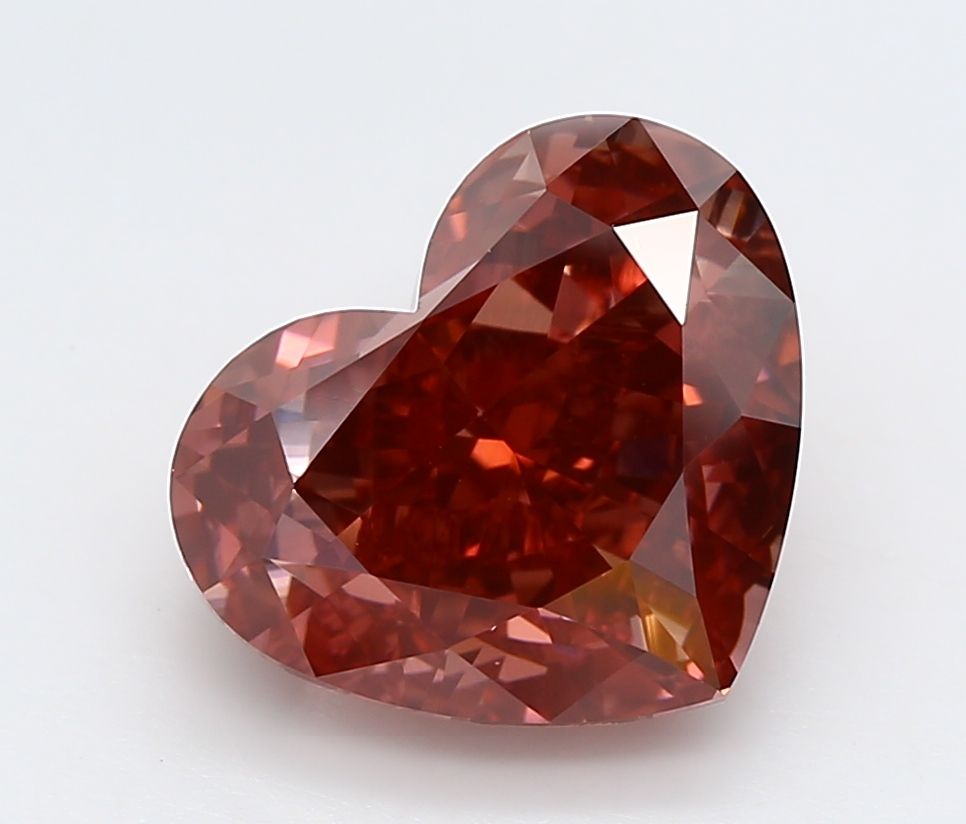 Lab-Grown Heart Diamond - 5.53 Carats, Fancy Vivid Pink Color, VS1 Clarity - Certified by IGI - Report Number: LG659456796