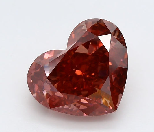 Lab-Grown Heart Diamond - 5.53 Carats, Fancy Vivid Pink Color, VS1 Clarity - Certified by IGI - Report Number: LG659456796