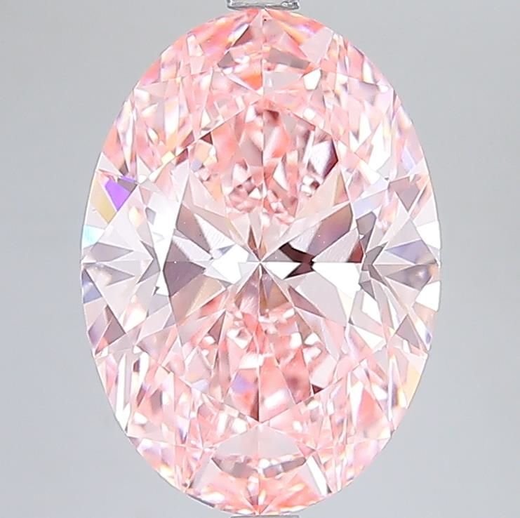 Oval 8.02ct Fancy Vivid Pink VVS2 - Cut • IGI • LG837625936