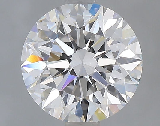 Lab-Grown Round Diamond - 1.59 Carats, D Color, VS2 Clarity - Certified by IGI - Report Number: LG656477509