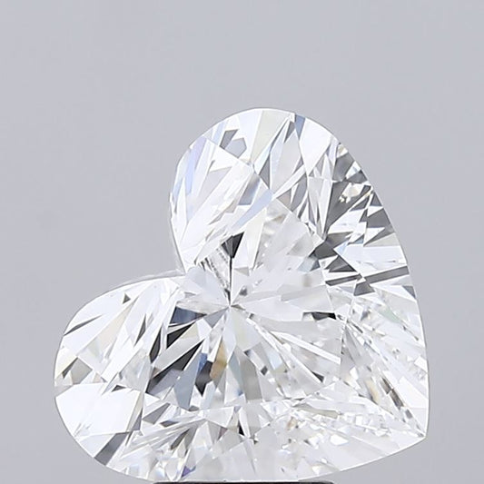 Lab-Grown Heart Diamond - 5.06 Carats, E Color, VVS2 Clarity - Certified by IGI - Report Number: LG710546614