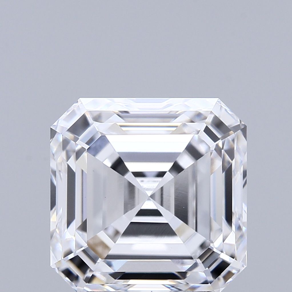 Lab-Grown Asscher Diamond - 4.03 Carats, D Color, VVS2 Clarity - Certified by IGI - Report Number: LG708588388
