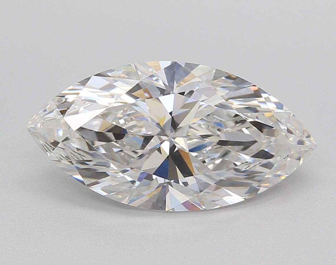 Lab-Grown Marquise Diamond - 3.54 Carats, F Color, VS1 Clarity - Certified by IGI - Report Number: LG683548946