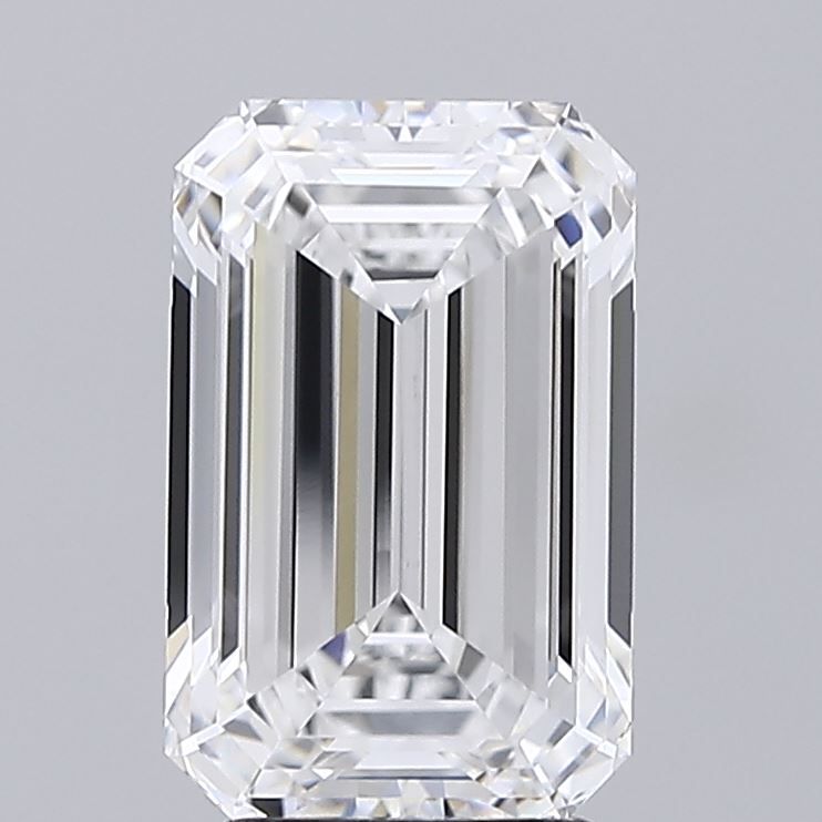 Lab-Grown Emerald Diamond - 3.56 Carats, E Color, VVS2 Clarity - Certified by IGI - Report Number: LG691547013