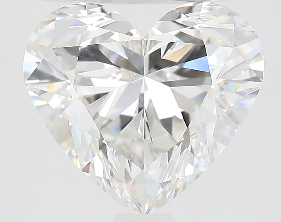Lab-Grown Heart Diamond - 2.54 Carats, E Color, VVS2 Clarity - Certified by IGI - Report Number: LG650402198