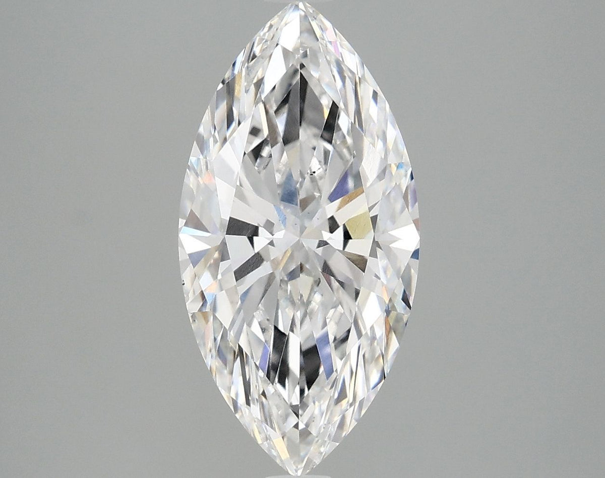 Lab-Grown Marquise Diamond - 2.98 Carats, E Color, VS2 Clarity - Certified by IGI - Report Number: LG683594132