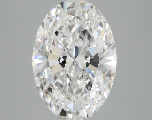Lab-Grown Oval Diamond - 3.6 Carats, E Color, VS2 Clarity - Certified by IGI - Report Number: LG690528424