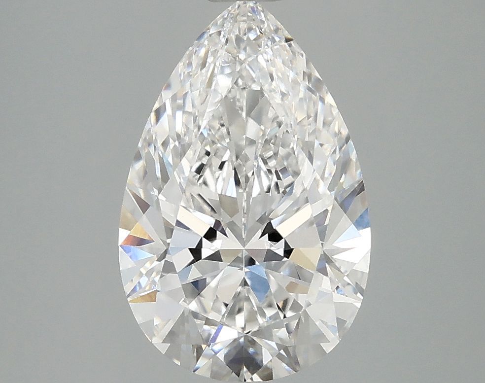 Lab-Grown Pear Diamond - 2.55 Carats, E Color, VVS2 Clarity - Certified by IGI - Report Number: LG691523262