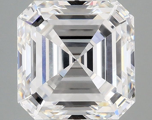 Lab-Grown Asscher Diamond - 3.03 Carats, E Color, VS1 Clarity - Certified by IGI - Report Number: LG687572625