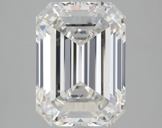 Lab-Grown Emerald Diamond - 4.1 Carats, F Color, VS1 Clarity - Certified by IGI - Report Number: LG678590086