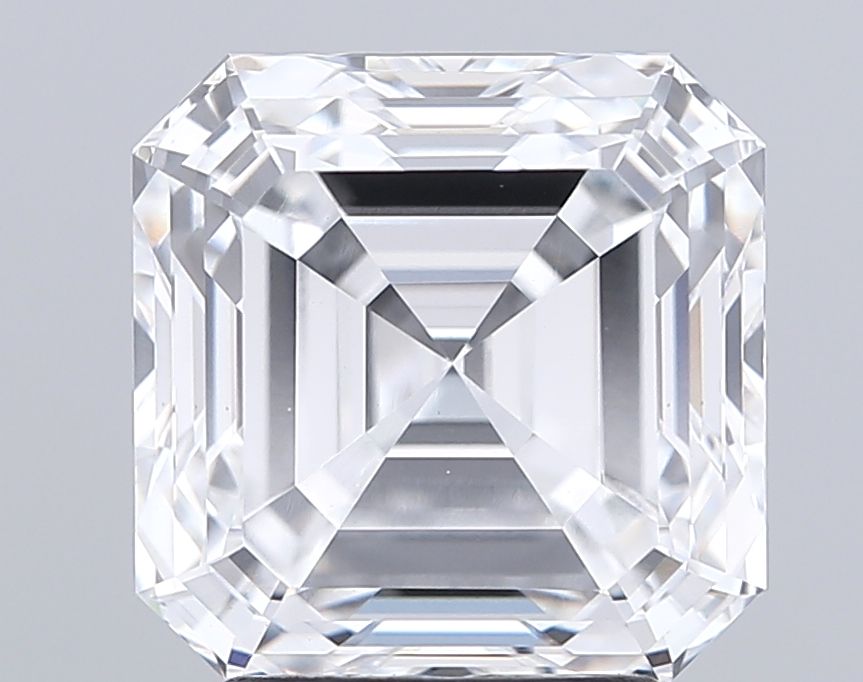 Lab-Grown Asscher Diamond - 3.6 Carats, D Color, VS1 Clarity - Certified by IGI - Report Number: LG697512347