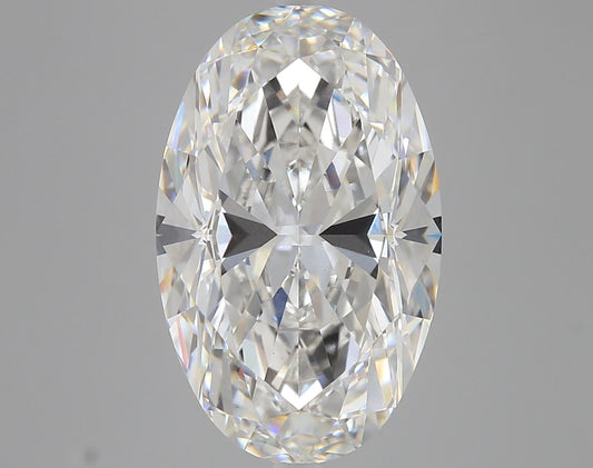 Lab-Grown Oval Diamond - 8.05 Carats, E Color, VS1 Clarity - Certified by IGI - Report Number: LG683598200