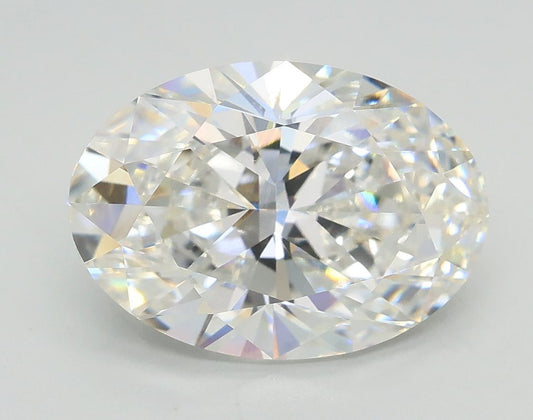 Lab-Grown Oval Diamond - 3.53 Carats, F Color, VVS2 Clarity - Certified by IGI - Report Number: LG690508440