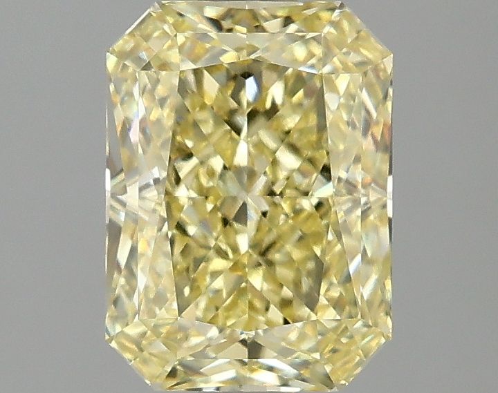 Lab-Grown Radiant Diamond - 2.04 Carats, Fancy Intense Yellow Color, VVS2 Clarity - Certified by IGI - Report Number: LG675550952