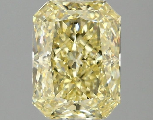 Lab-Grown Radiant Diamond - 2.04 Carats, Fancy Intense Yellow Color, VVS2 Clarity - Certified by IGI - Report Number: LG675550952