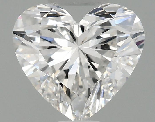 Lab-Grown Heart Diamond - 0.98 Carats, F Color, VVS2 Clarity - Certified by IGI - Report Number: LG692590833