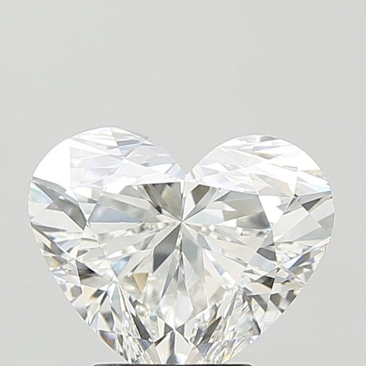 Lab-Grown Heart Diamond - 3.01 Carats, F Color, VVS2 Clarity - Certified by IGI - Report Number: LG681542962