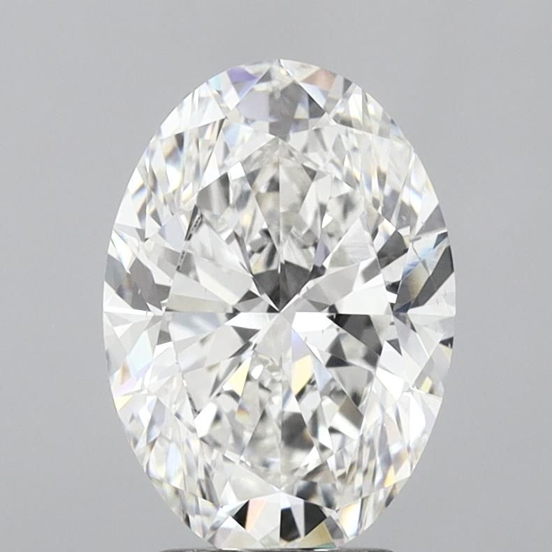 Lab-Grown Oval Diamond - 3.0 Carats, F Color, VS2 Clarity - Certified by IGI - Report Number: LG683597118