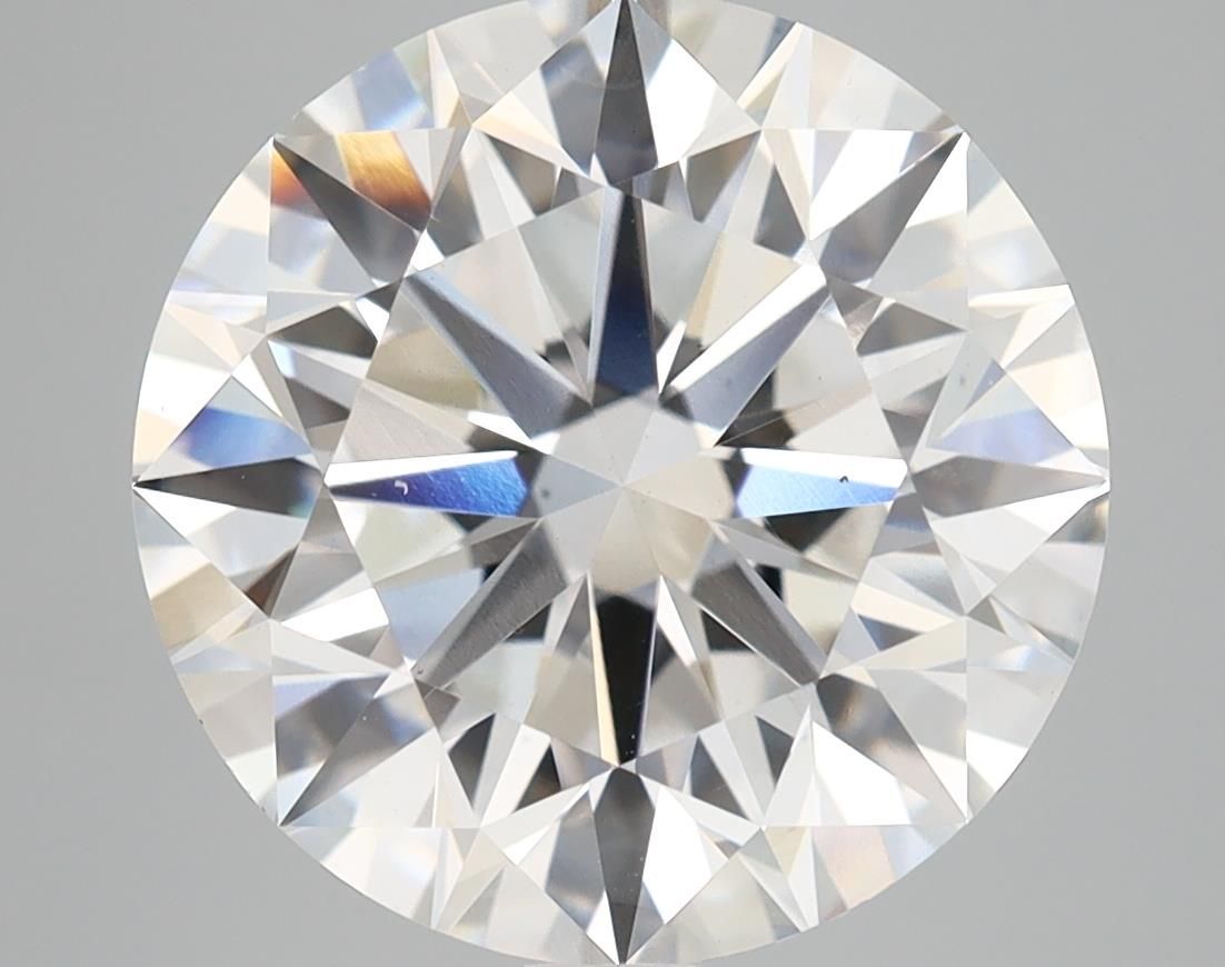 Lab-Grown Round Diamond - 7.01 Carats, F Color, VS1 Clarity - Certified by IGI - Report Number: LG593375892