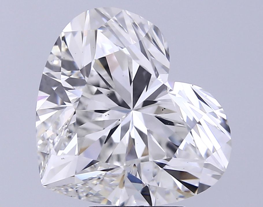 Lab-Grown Heart Diamond - 7.04 Carats, F Color, VS2 Clarity - Certified by IGI - Report Number: LG657425754