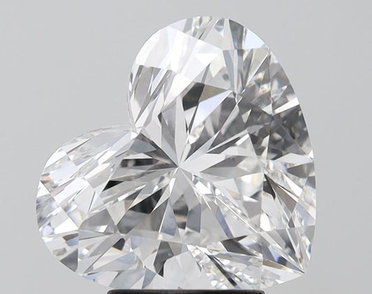 Lab-Grown Heart Diamond - 4.02 Carats, E Color, VVS2 Clarity - Certified by IGI - Report Number: LG652425677
