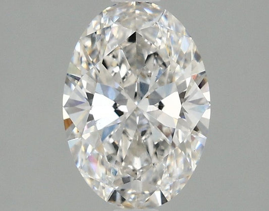 Lab-Grown Oval Diamond - 1.46 Carats, F Color, VS1 Clarity - Certified by IGI - Report Number: LG677546605