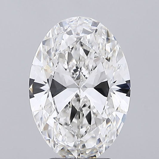 Lab-Grown Oval Diamond - 4.01 Carats, F Color, VVS2 Clarity - Certified by IGI - Report Number: LG713534953