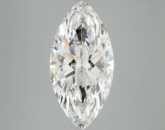 Lab-Grown Marquise Diamond - 4.09 Carats, E Color, VS2 Clarity - Certified by IGI - Report Number: LG691535638