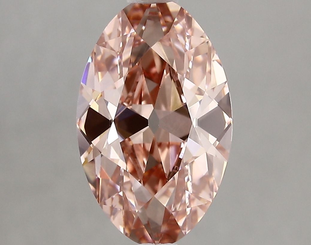 Lab-Grown Oval Diamond - 2.54 Carats, Fancy Vivid Pink Color, VVS2 Clarity - Certified by IGI - Report Number: LG669450220