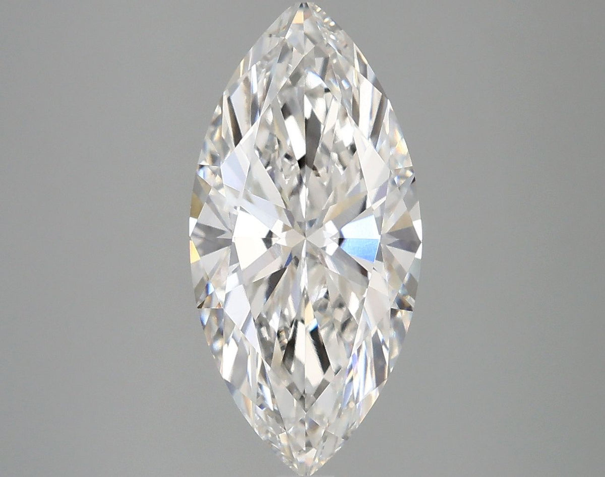Lab-Grown Marquise Diamond - 3.01 Carats, F Color, VVS2 Clarity - Certified by IGI - Report Number: LG678563835